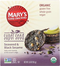 MARYS GONE CRACKERS: Cracker Seaweed & Black Sesame Org, 5.5 oz