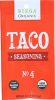 RIEGA FOODS: Organic Seasoning Taco, 0.9 oz