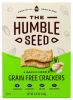 THE HUMBLE SEED: Garlic Herb Grain Free Crackers, 4.25 oz