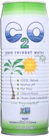 C2O: Pure Coconut Water With Pulp, 100%, 17.5 Oz