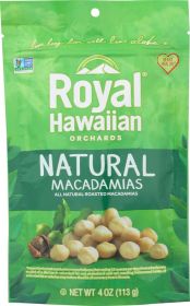 ROYAL HAWAIIAN ORCHARDS: Natural Roasted Macadamia Nuts, 5 oz