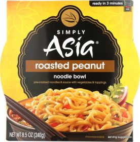 SIMPLY ASIA: Roasted Peanut Noodle Bowl, 8.5 Oz