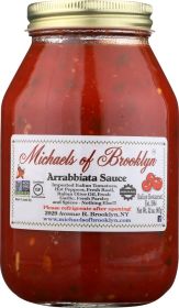 MICHAELS OF BROOKLYN: Arrabbiata Sauce, 32 oz