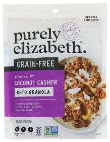 PURELY ELIZABETH: Grain Free Granola Coconut Cashew, 8 oz