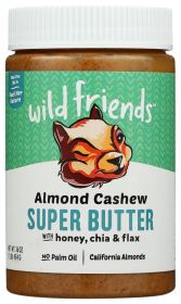 WILD FRIENDS: Almond Cashew Super Butter, 16 oz