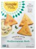 SIMPLE MILLS: Mediterranean Herb Veggie Pita Crackers, 4.25 oz