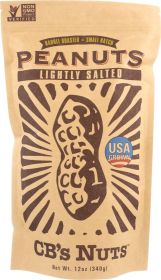 CBS NUTS: Peanut Lightly Salted Roasted Inshell, 12 oz