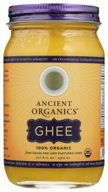 ANCIENT ORGANICS: Organics Ghee Butter, 8 fo