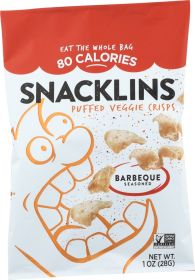 SNACKLINS: Crisp BBQ Seasoned, 1 oz