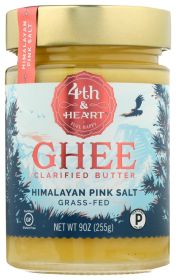 4TH & HEART: Butter Himalayan Salt Ghee, 9 oz