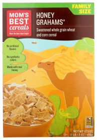 MOMS BEST: Honey Grahams Cereal, 17.5 oz