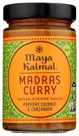 MAYA KAIMAL: Indian Simmer Sauce Madras Curry Spicy, 12.5 oz