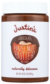 JUSTIN'S: Natural Hazelnut Butter Chocolate, 16 oz