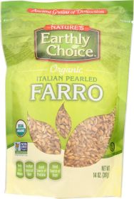 NATURE'S EARTHLY CHOICE: Organic Italian Pearled Farro, 14 oz