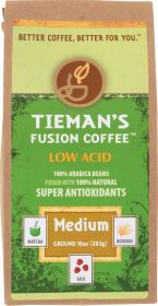 TIEMANS FUSION: Medium Fusion Ground Coffee, 10 oz