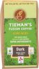 TIEMANS FUSION: Dark Whole Bean Coffee, 10 oz