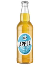 PULP CIDER: Low Alcohol Pulp Apple Cider, 16.9 fo