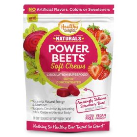 HEALTHY DELIGHTS: Naturals Power Beets Chews, 30 pc