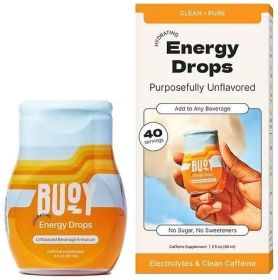 BUOY: Energy Drops Unflavored, 40 do