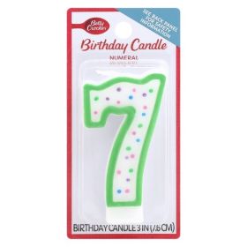 BETTY CROCKER: Birthday Candle Numeral 7, 1 ea