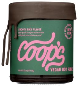 COOPS MICROCREAMERY: Vegan Hot Fudge, 10.6 oz