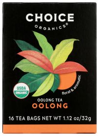 CHOICE TEA: Organic Oolong Tea, 16 bg