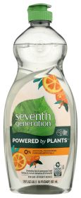 SEVENTH GENERATION: Dish Liquid Lemongrass and Clementine, 19 fo