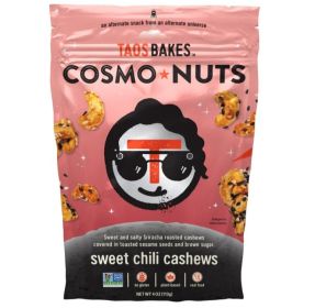 TAOS BAKES: Cosmo Nuts Sweet Chile Cashews, 4 oz