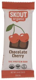 SKOUT: Organic Chocolate Cherry Protein Bar, 1.9 oz