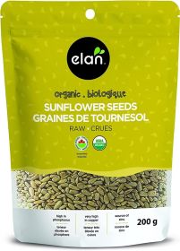 ELAN: Organic Raw Sunflower Seeds, 7.1 oz