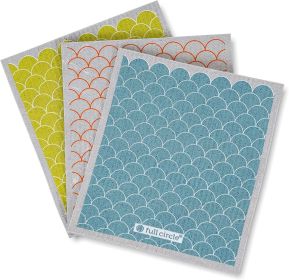 FULL CIRCLE HOME: Plant Based Dishcloths, 3 ea