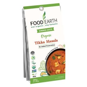 FOOD EARTH: Organic Tikka Masala Simmer Sauce, 10.58 oz