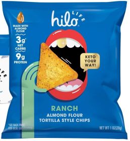 HILO LIFE SNACKS: Ranch Tortilla Chip, 1 oz