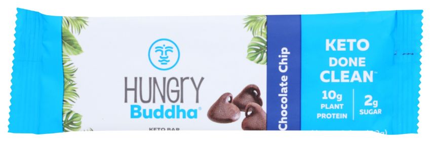 HUNGRY BUDDHA: Chocolate Chip Keto Bar, 1.4 oz