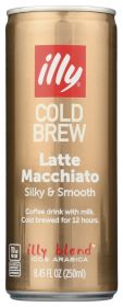 ILLYCAFFE: Cold Brew Latte Macchiato Rtd, 8.45 fo