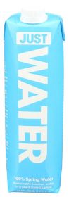 JUST WATER: 100% Spring Water, 33.8 fo