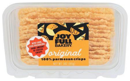 JOYFULL BAKERY: Original 100% Parmesan Crisp, 3 oz