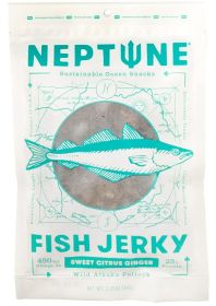 NEPTUNE: Sweet Citrus Ginger Wild Alaska Pollock Fish Jerky, 2.25 oz