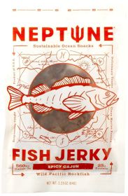 NEPTUNE: Spicy Cajun Rockfish Jerky, 2.25 oz