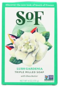 SOUTH OF FRANCE: Lush Gardenia Bar Soap, 6 oz