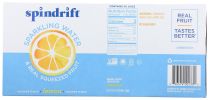 SPINDRIFT: Lemon Sparkling Water 8 Pack, 96 fo