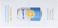 SPINDRIFT: Lemon Sparkling Water 8 Pack, 96 fo