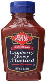 DIETZ AND WATSON: Cranberry Honey Mustard, 11 oz