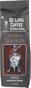 DELUNA COFFEE: Coffee Voodoo Espresso, 12 OZ