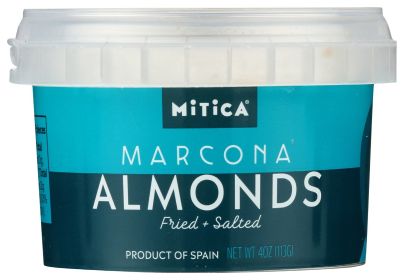 MITICA: Marcona Almonds Fried And Salted Minitub, 4 oz