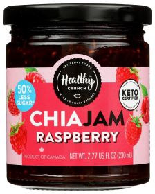 HEALTHY CRUNCH: Keto Raspberry Chia Jam, 7.77 oz