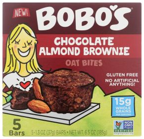 BOBOS OAT BARS: Chocolate Almond Brownie Oat Bites, 6.5 oz