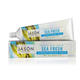 JASON: Toothpaste Spearmint Fluoride, 6 OZ