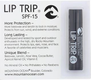 MOUNTAIN OCEAN: Lip Trip SPF15, 0.165 oz