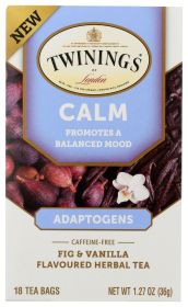 TWINING TEA: Tea Adaptogens Calm, 18 bg